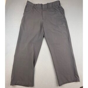 Smitty Official Umpire Pants Mens Grey Officiating Trousers Flat Front